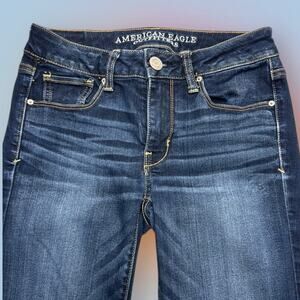 American Eagle Outfitters Women's 2 SKINNY Blue Jeans